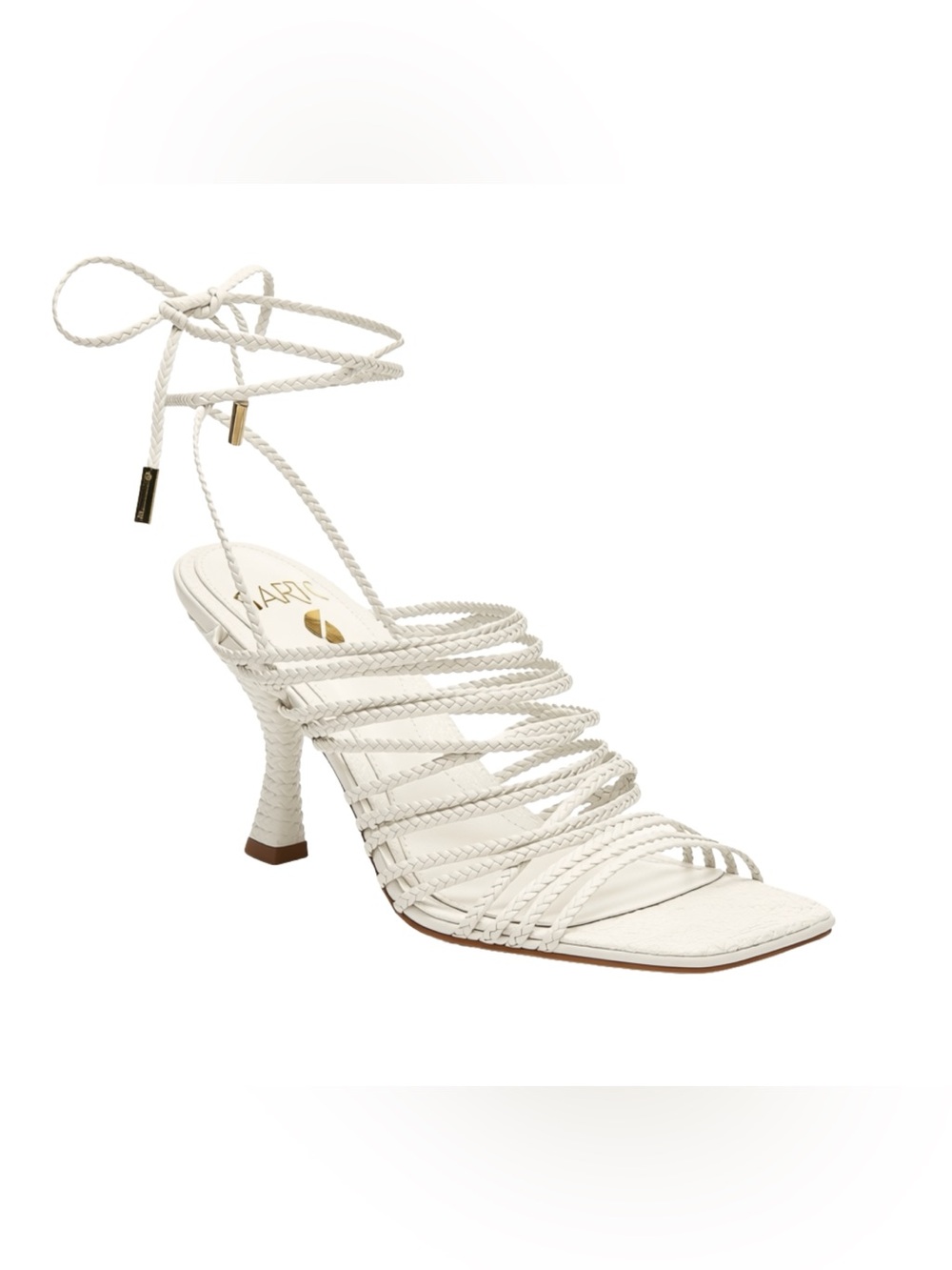 Franco Sarto Heeled Sandal Regina 8 White NIB